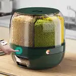 ROTATING KITCHEN STORAGE CONTANER