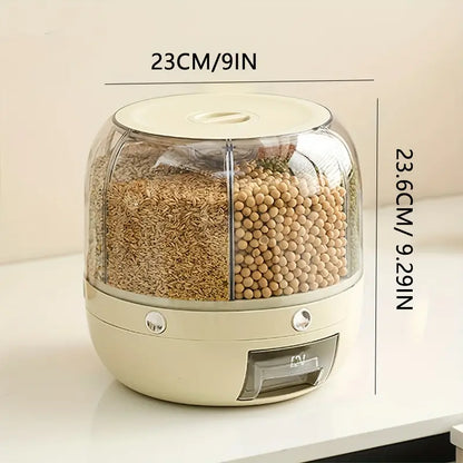 ROTATING KITCHEN STORAGE CONTANER