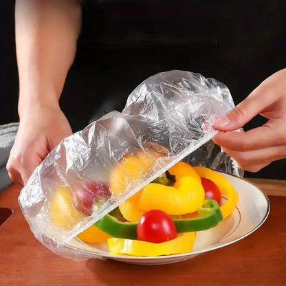 500PC REUSABLE ELASTIC FOOD COVERS
