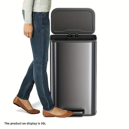 30L STAINLEES STEEL TRASH CAN