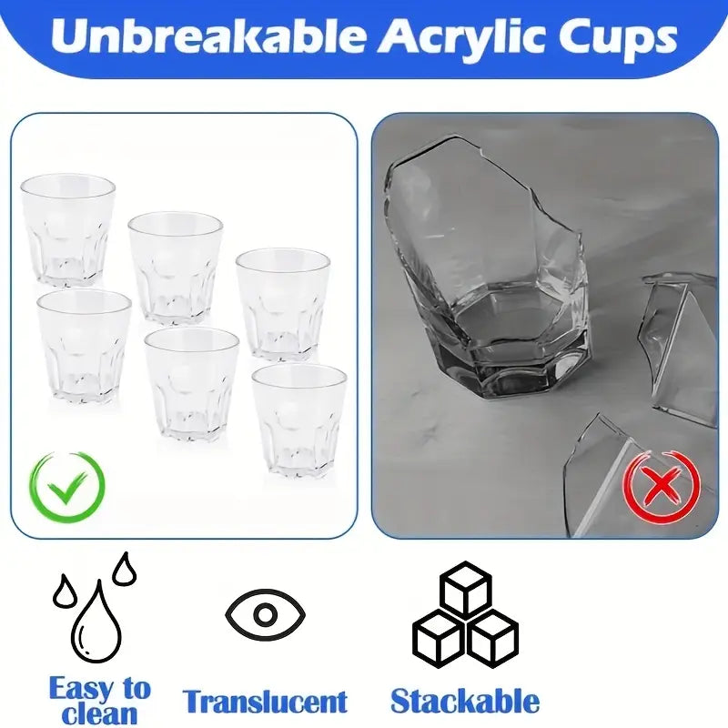 ACRYLIC CUPS 6PC
