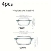 HIGH BOROSILICATE GLASS BOWLS