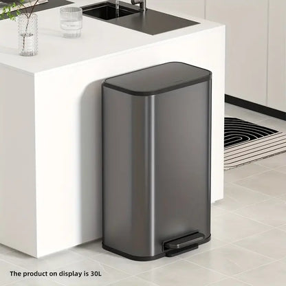 30L STAINLEES STEEL TRASH CAN