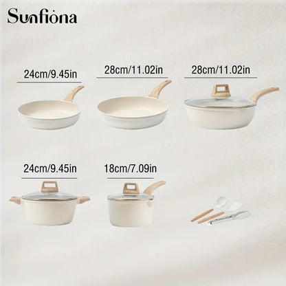 SUNFIONA STONE POTS AND PANS