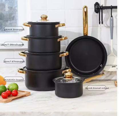 STAINLESS STEEL COOKING POTS AND PANS