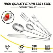 STAINLESS STEEL 48PC CUTLERY