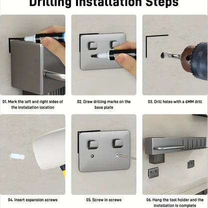 WALL MOUNTED KITCHEN ORGANIZER